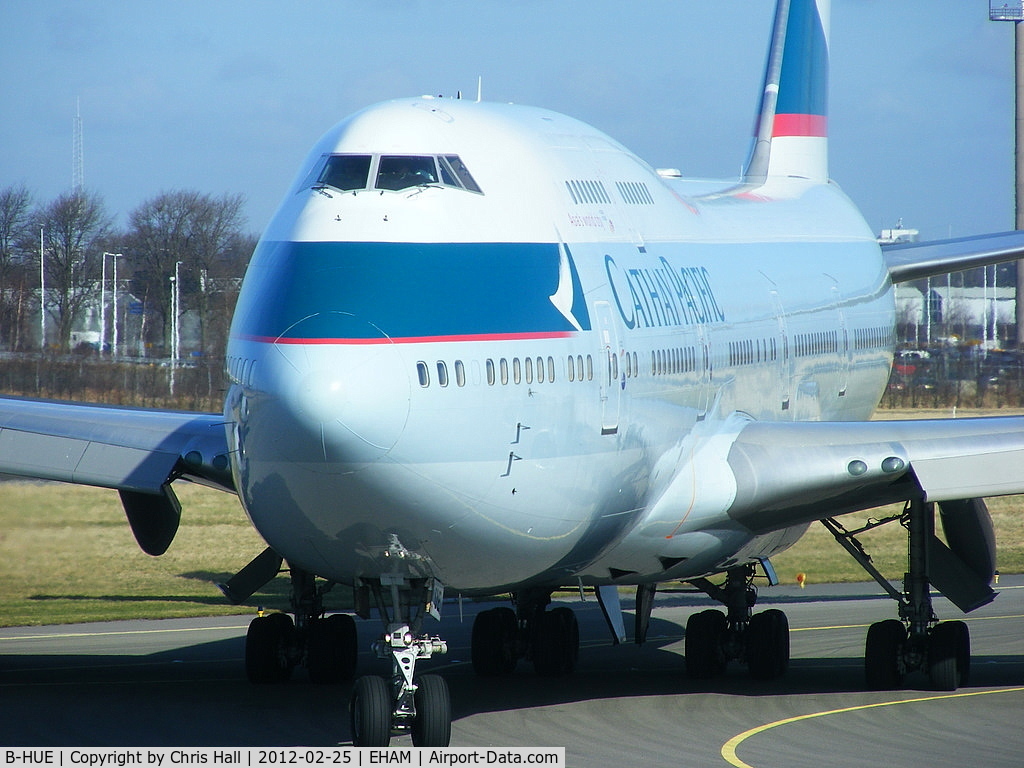 B-HUE, 1993 Boeing 747-467 C/N 27117, Cathay Pacific