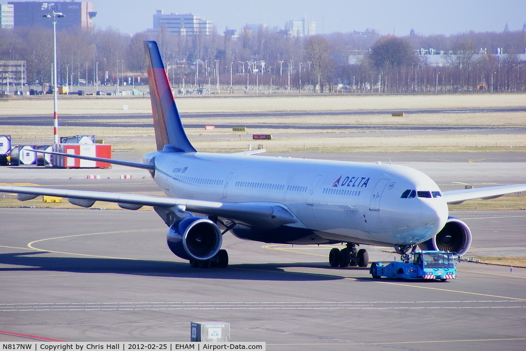 N817NW, 2007 Airbus A330-323 C/N 0843, Delta Airlines