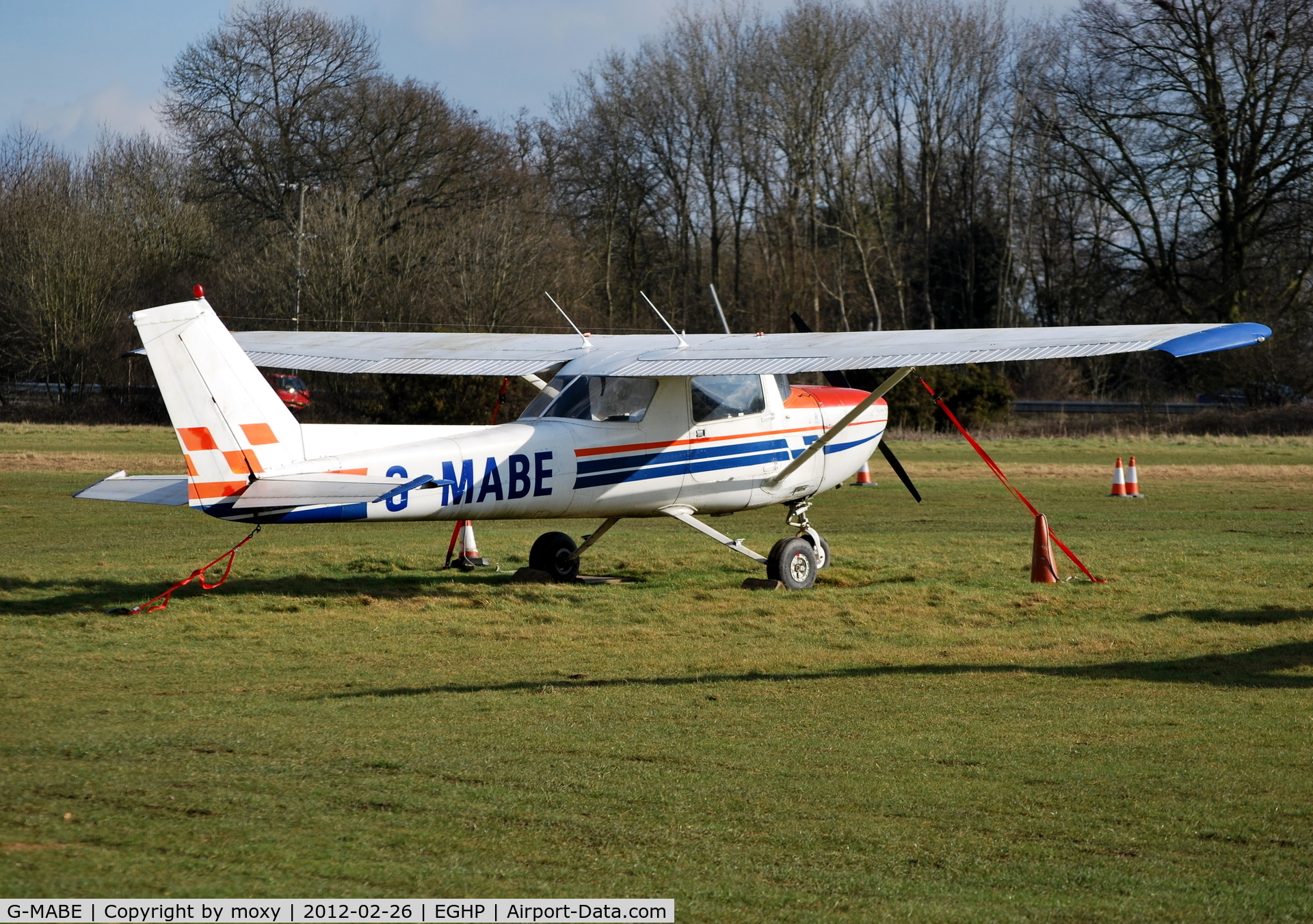 G-MABE, 1974 Reims F150L C/N 1119, Reims Cessna 150L at Popham