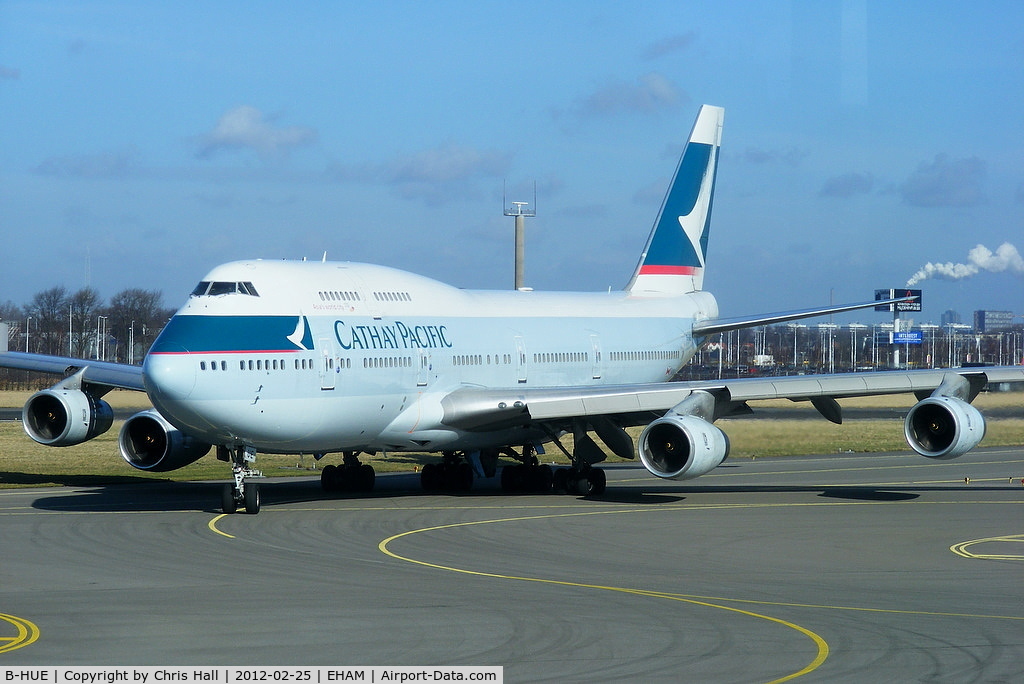 B-HUE, 1993 Boeing 747-467 C/N 27117, Cathay Pacific