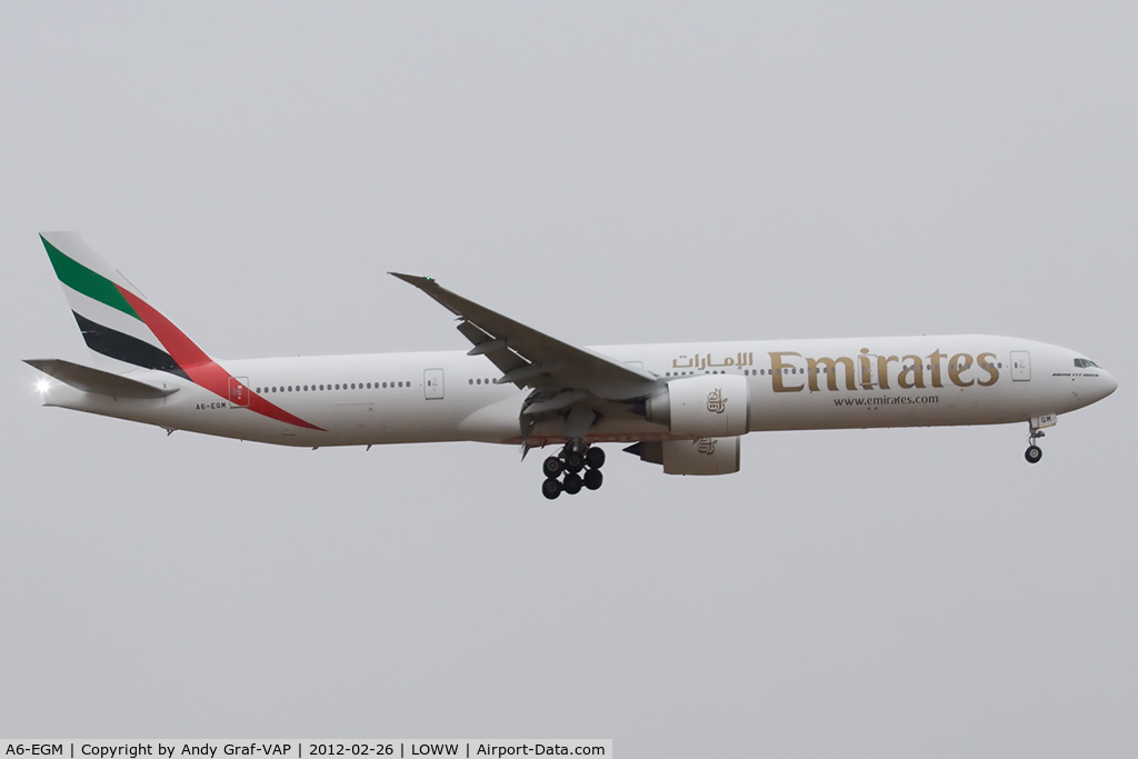 A6-EGM, 2012 Boeing 777-31H/ER C/N 41073, Emirates 777-300