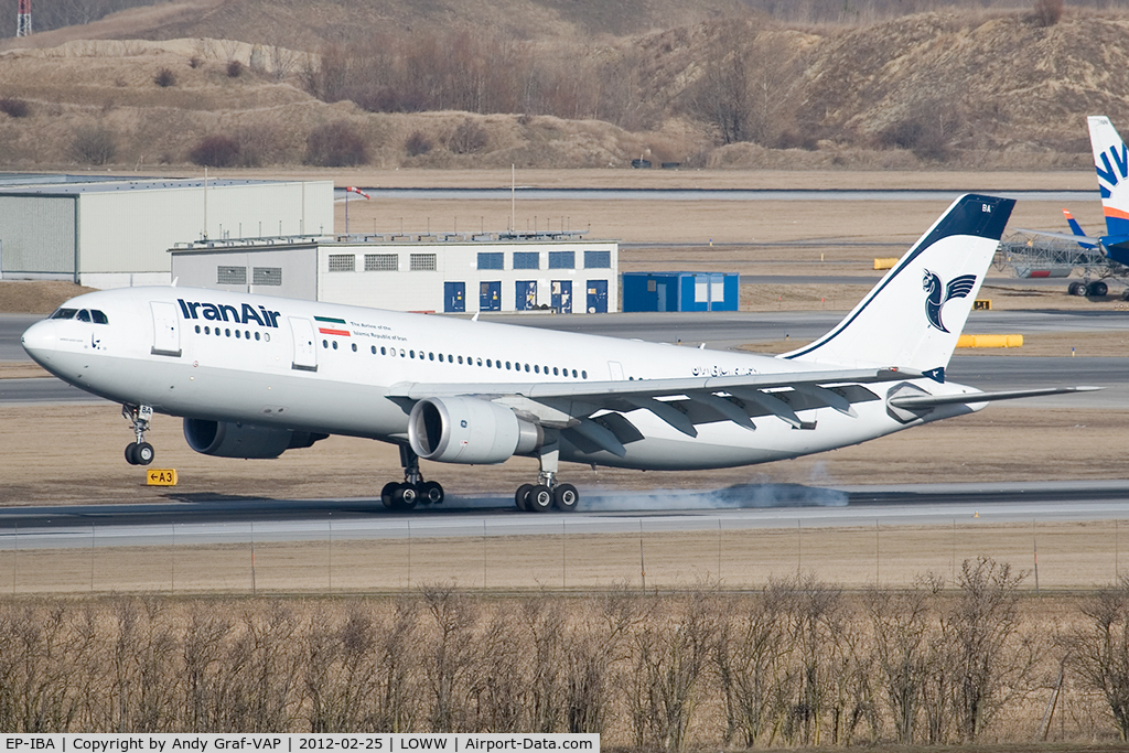 EP-IBA, 1993 Airbus A300B4-605R C/N 723, Iran Air A300-600