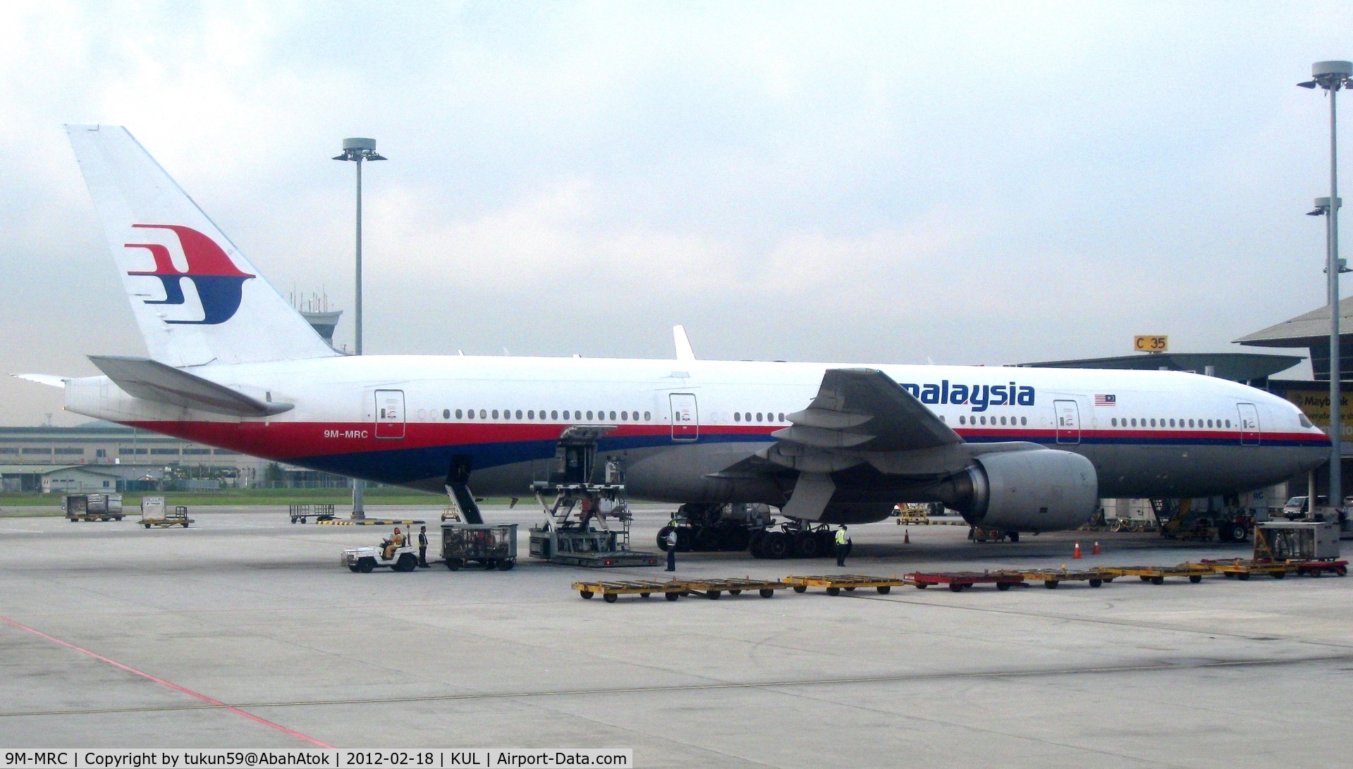 9M-MRC, 1997 Boeing 777-2H6/ER C/N 28410, Malaysia Airlines