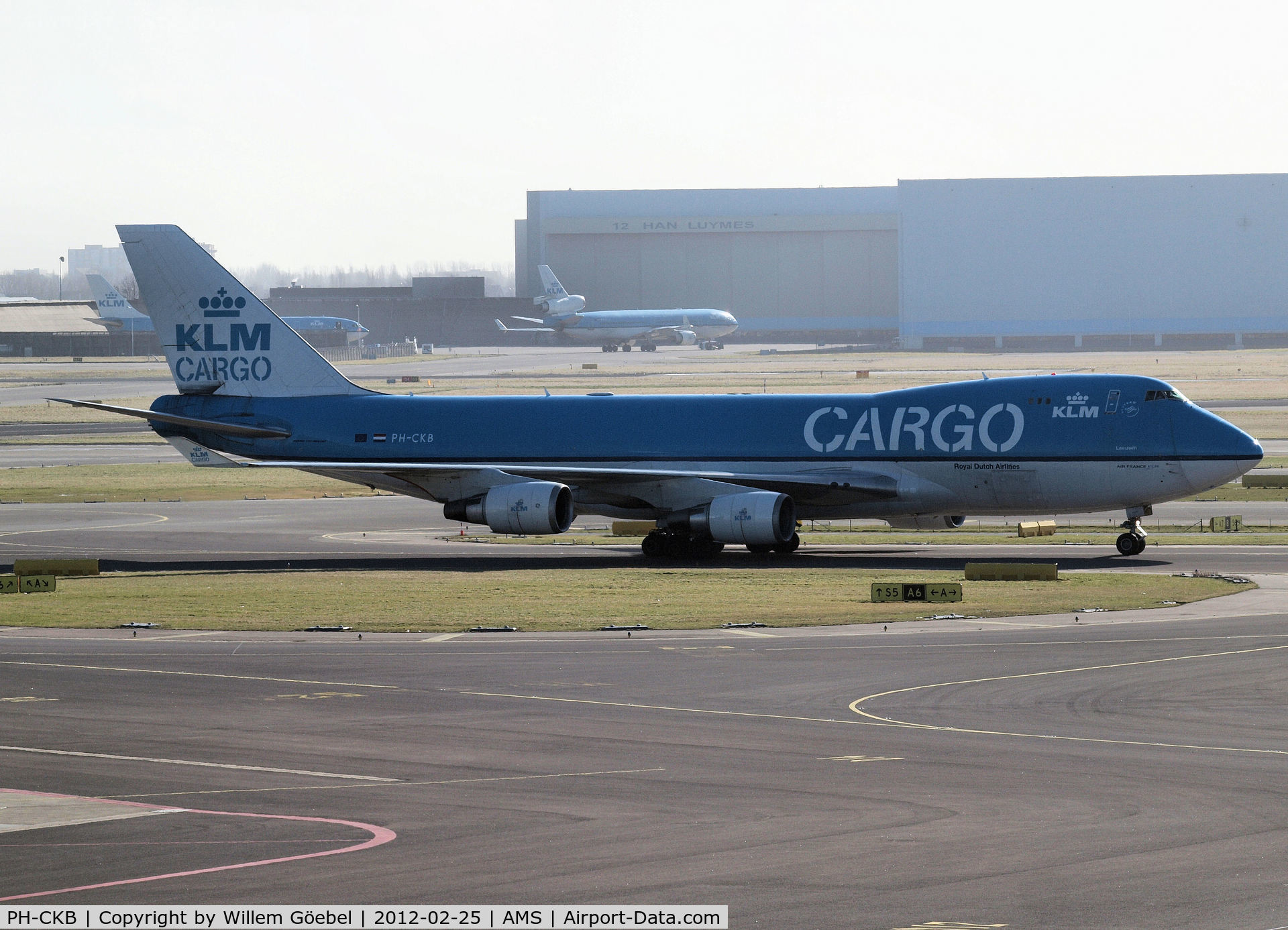 PH-CKB, 2003 Boeing 747-406F/ER/SCD C/N 33695, Taxi to the Cargo gate of Schiphol Airport