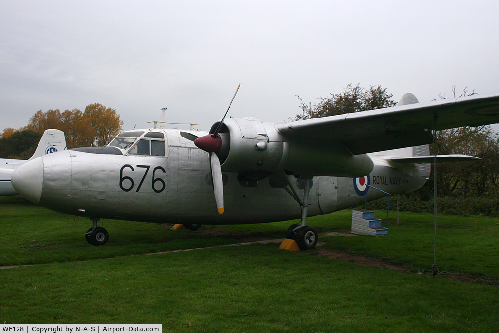 WF128, 1952 Percival P-57 Sea Prince T1 C/N P57/26, Preserved at Flixton