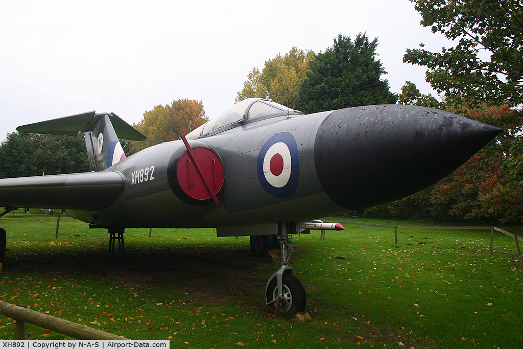 XH892, 1958 Gloster Javelin FAW.9R C/N 11329, Preserved Flixton