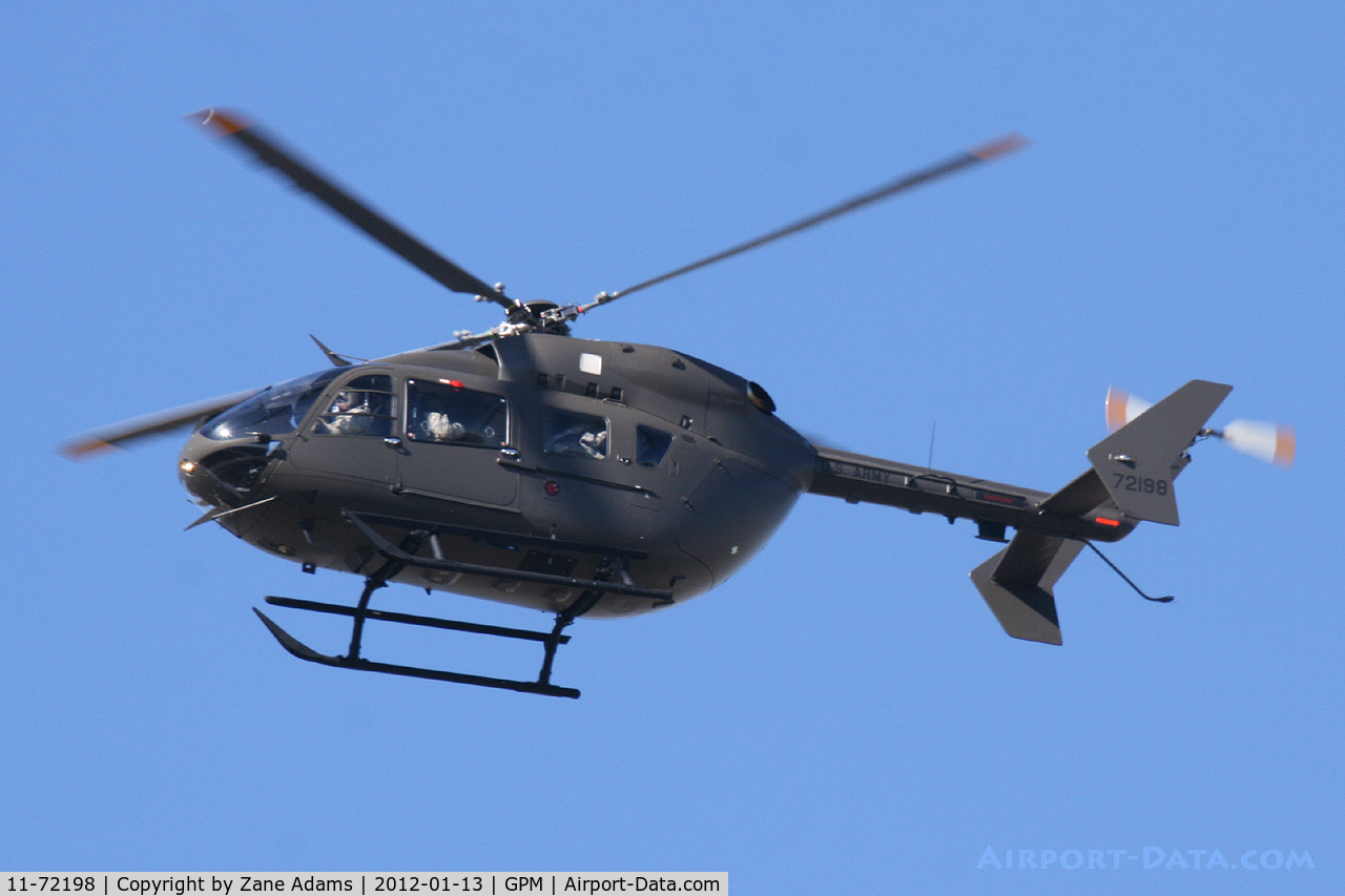 11-72198, 2011 Eurocopter UH-72A Lakota C/N 9461, UH-72 Lakota departing Grand Prairie Municipal