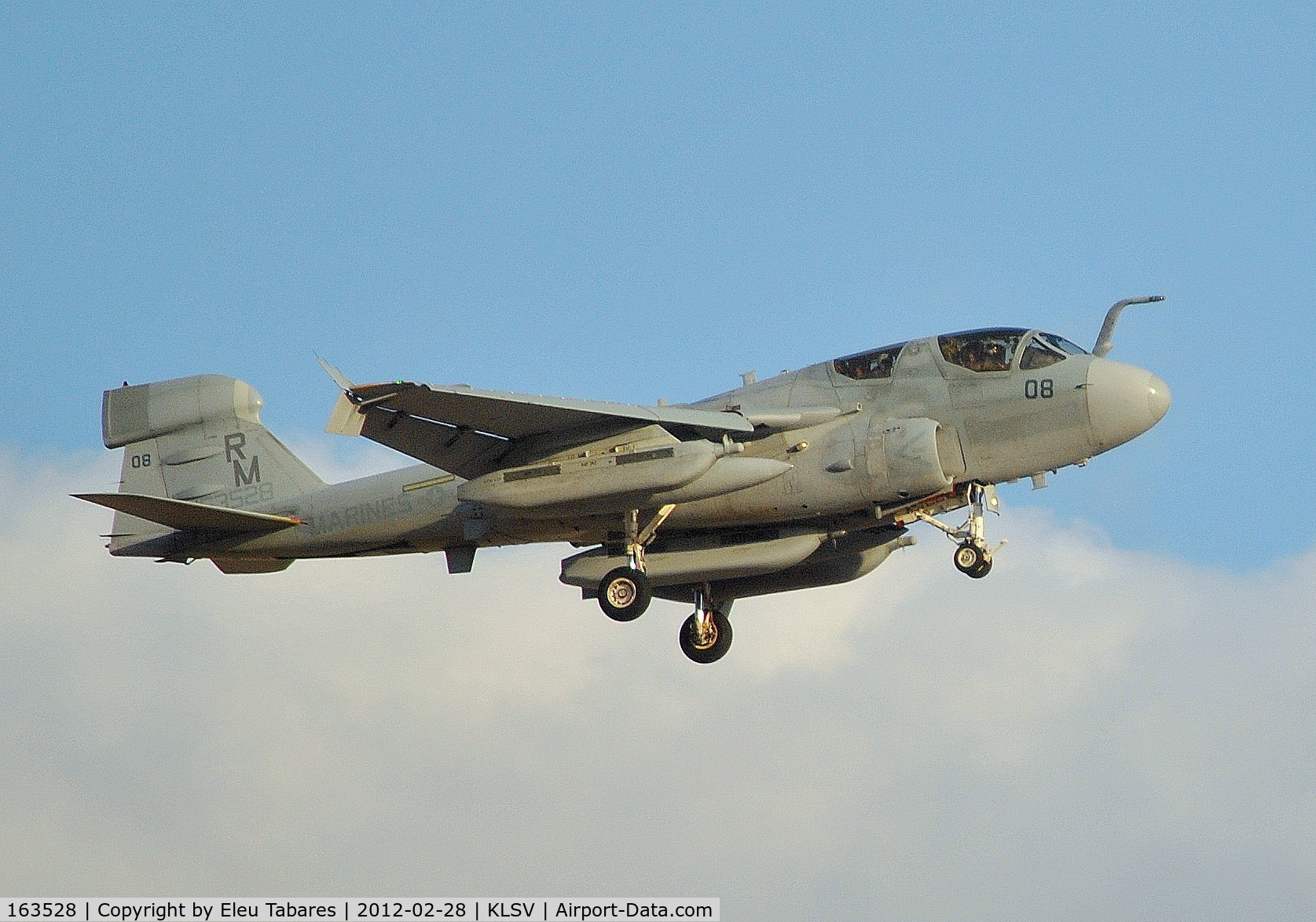 163528, Grumman EA-6B Prowler C/N P-155, Taken during Red Flag Exercise at Nellis Air Force Base, Nevada.