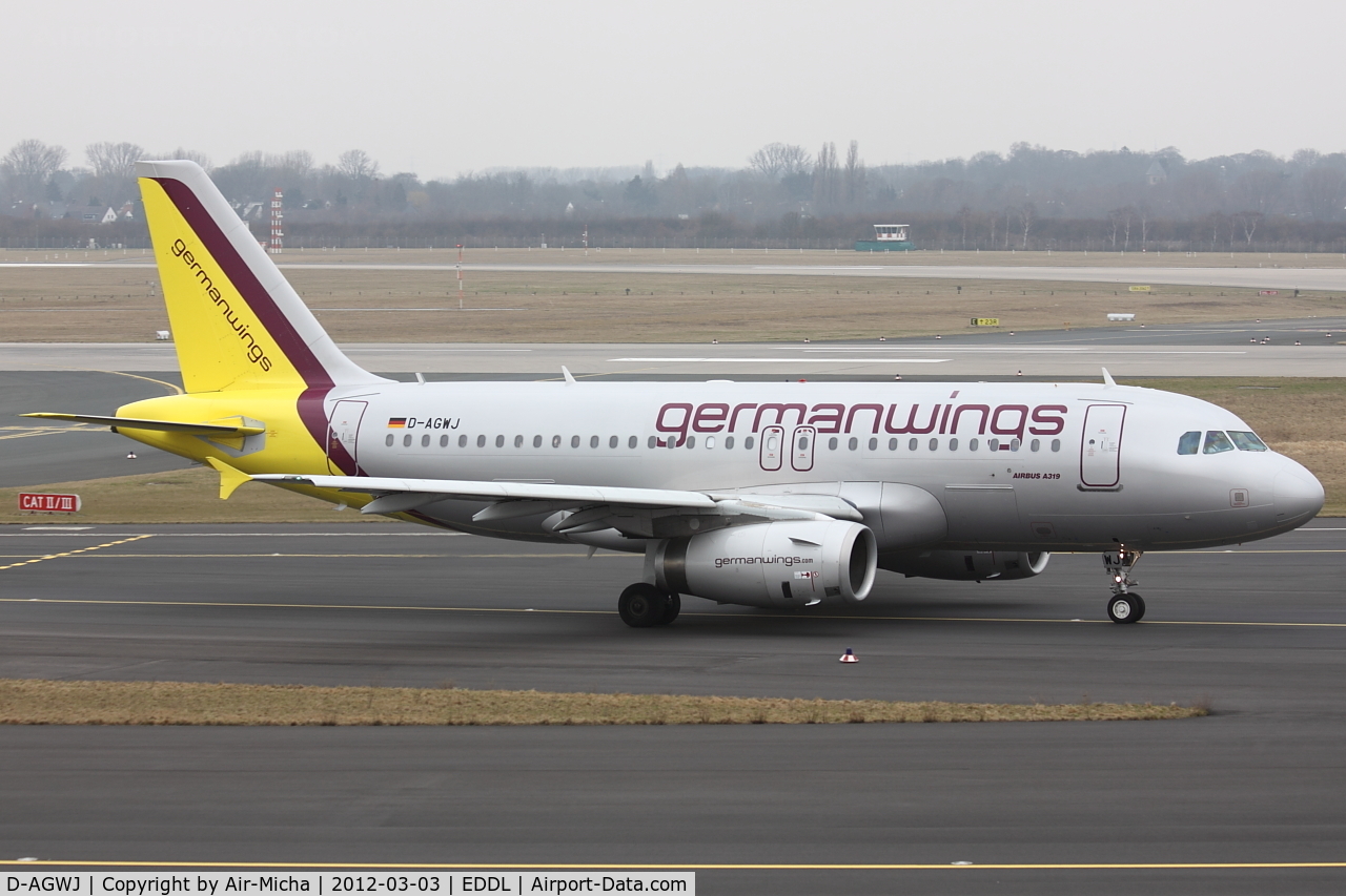 D-AGWJ, 2008 Airbus A319-132 C/N 3375, Germanwings, Airbus A319-132, CN: 3375