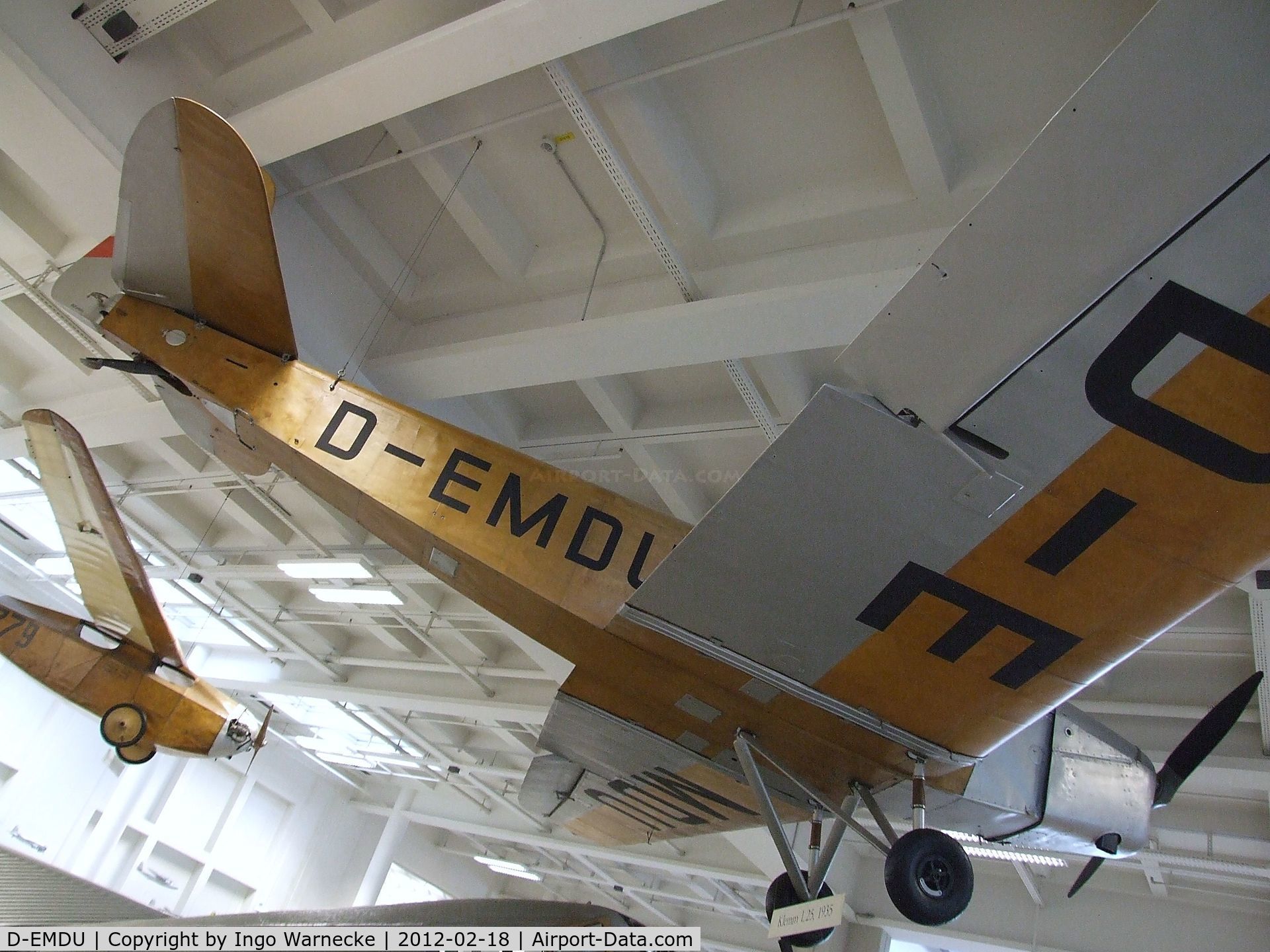 D-EMDU, 1935 Klemm L25e C/N 980, Klemm L 25 e at the Deutsches Museum, München (Munich)