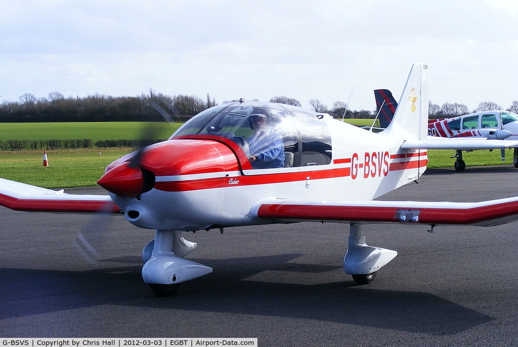 G-BSVS, 1990 Robin DR-400-100 Cadet Cadet C/N 2017, visitor to Turweston