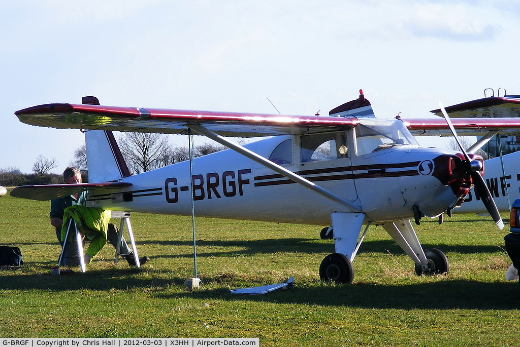 G-BRGF, 1947 Luscombe 8E Silvaire C/N 5475, at Hinton in the Hedges