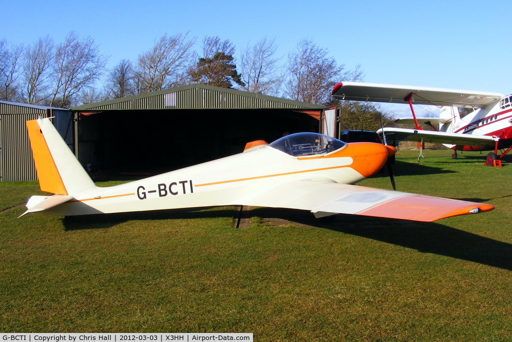 G-BCTI, 1974 Schleicher ASK-16 C/N 16029, at Hinton in the Hedges