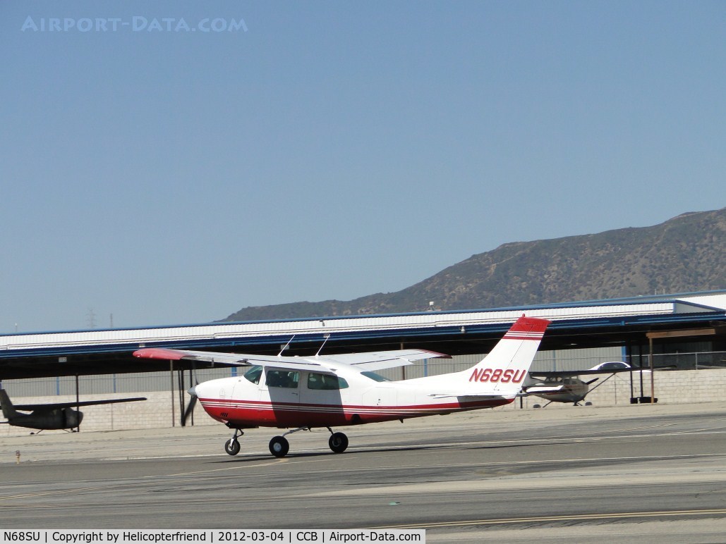 N68SU, 1977 Cessna 210 C/N 21061823, Gaining speed for lift off