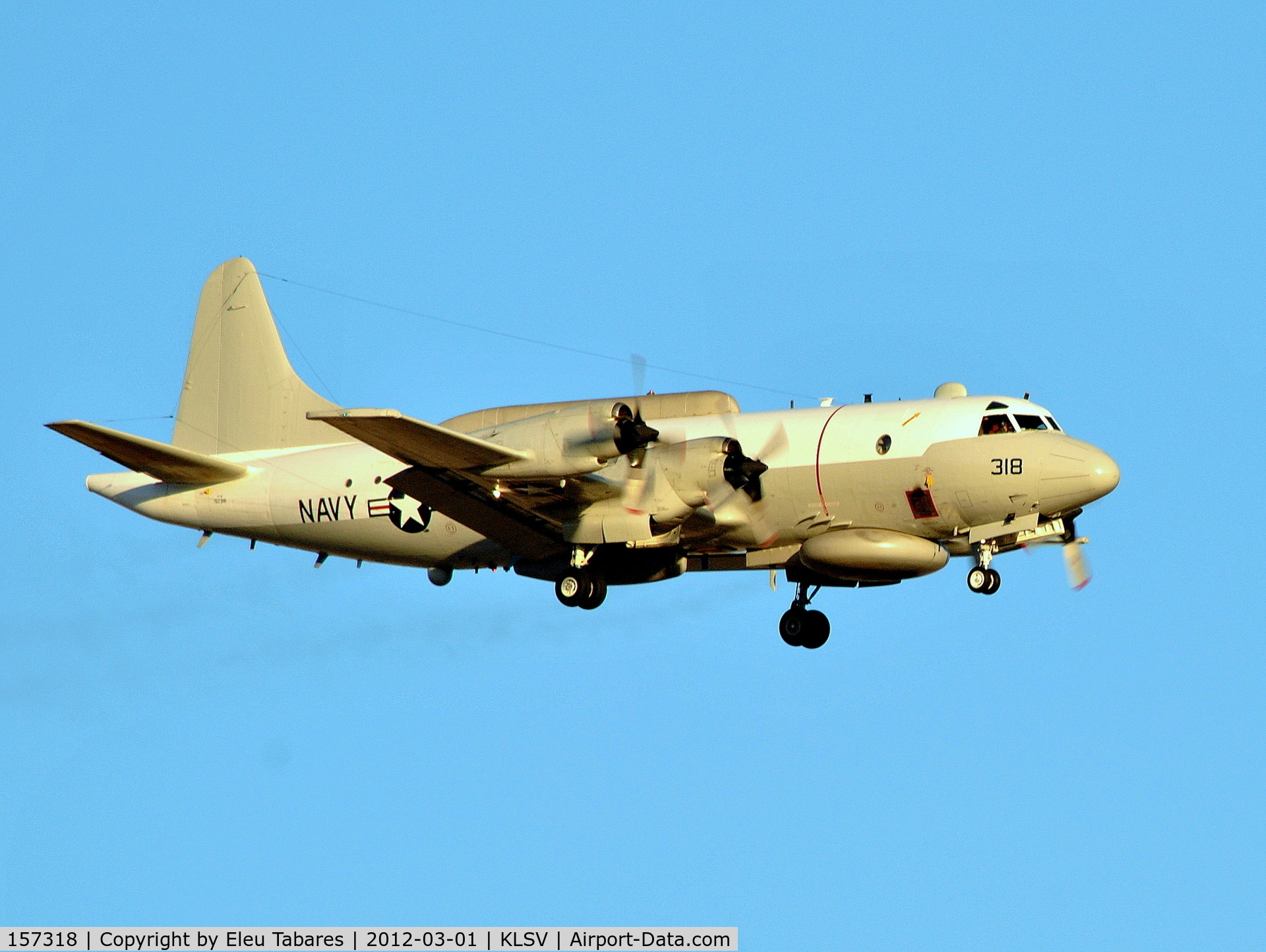157318, Lockheed EP-3E Aries II C/N 285A-5533, Taken during Red Flag Exercise at Nellis Air Force Base, Nevada.