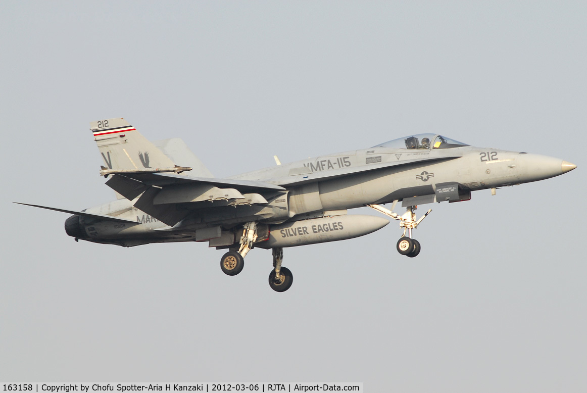163158, McDonnell Douglas F/A-18A+ Hornet C/N 587/A494, NikonD200+TAMRON AF 200-500mm F/5-6.3 LD IF