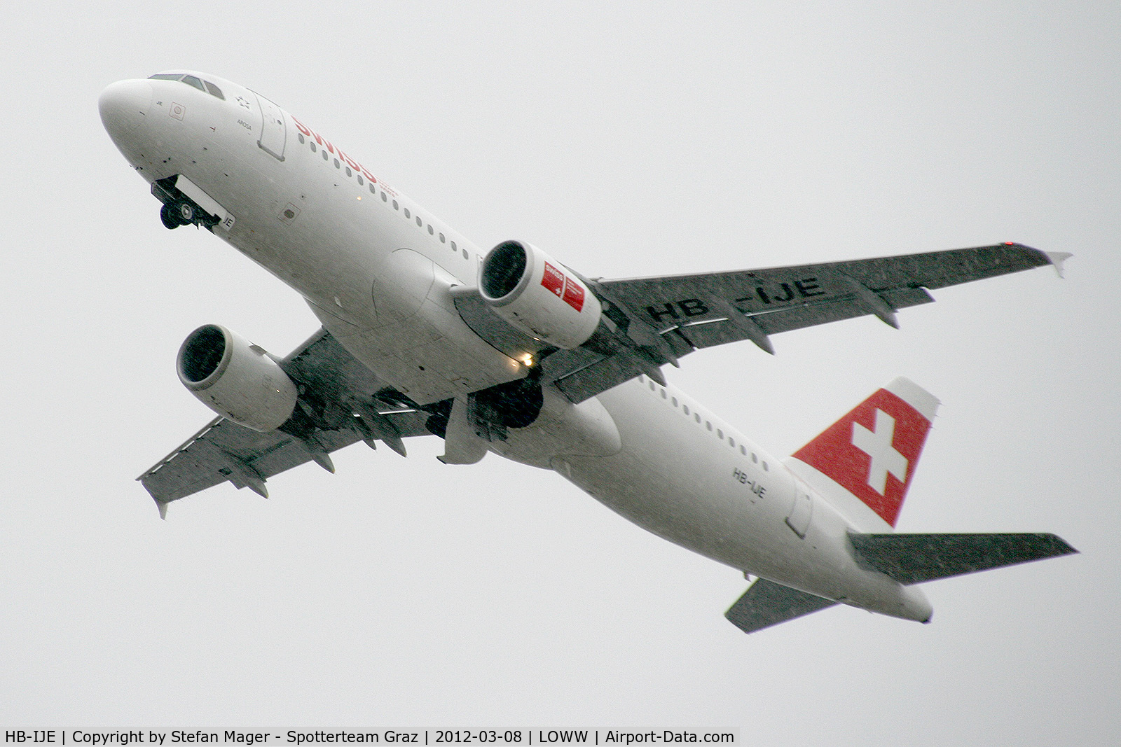 HB-IJE, 1995 Airbus A320-214 C/N 559, Swiss A320 @VIE