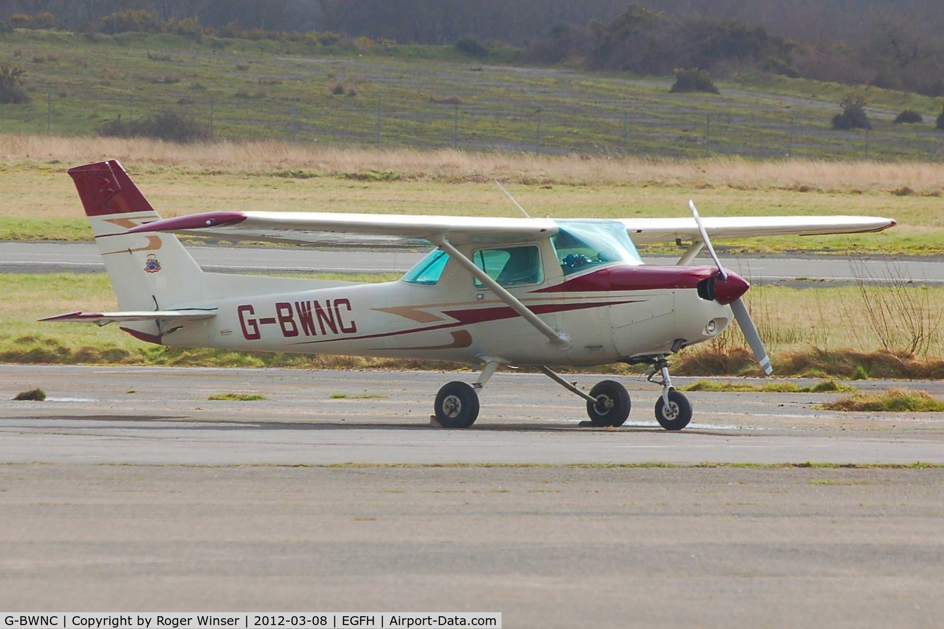 G-BWNC, 1980 Cessna 152 C/N 152-84415, Visitng Cessna 152 from the South Warwickshire School of Flying.