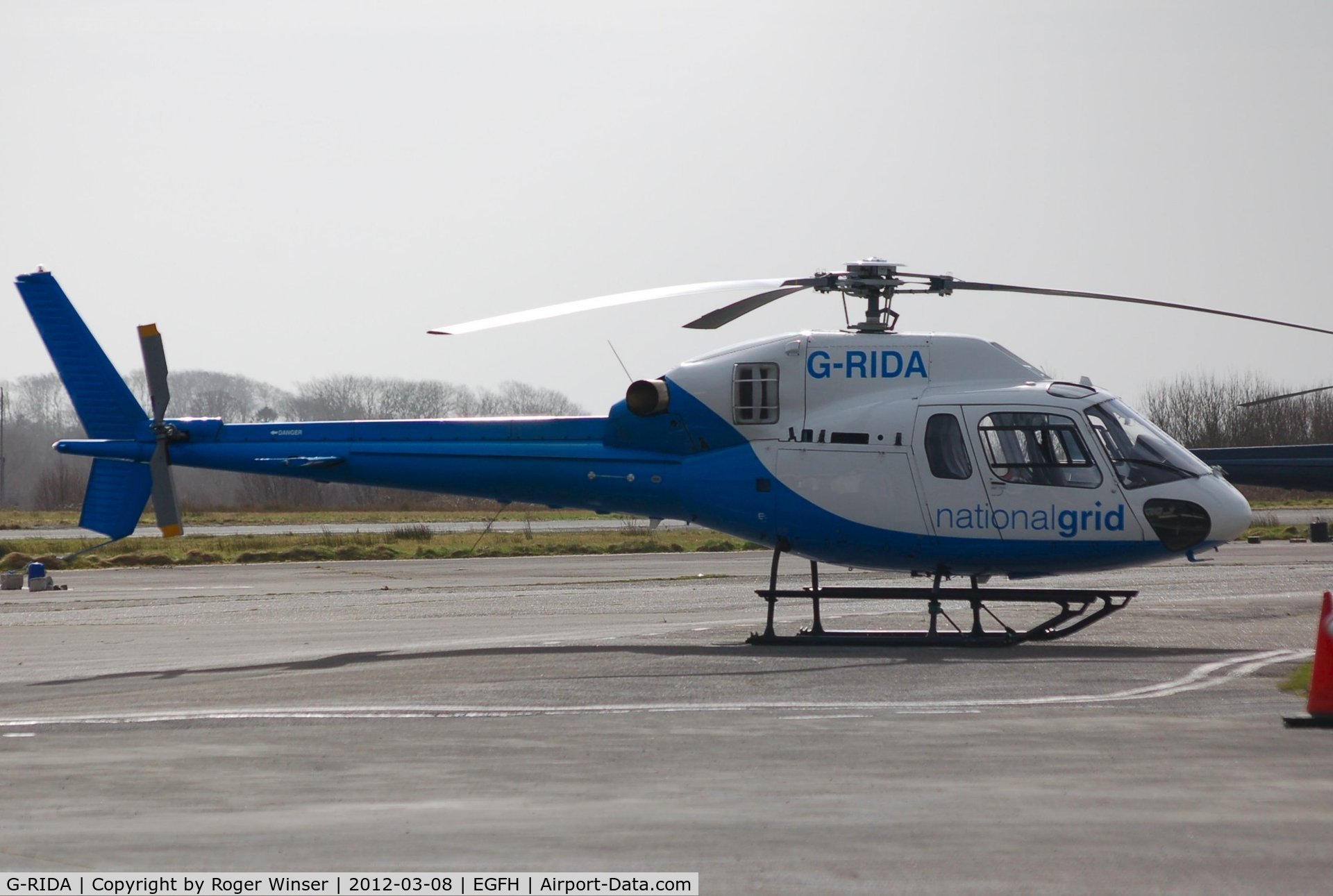 G-RIDA, 2007 Eurocopter AS-355NP Ecureuil 2 C/N 5734, Helicopter operated by National Grid Electricity Transmissions.