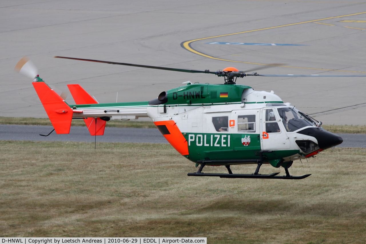 D-HNWL, Eurocopter-Kawasaki BK-117A-3 C/N 7212, German Police