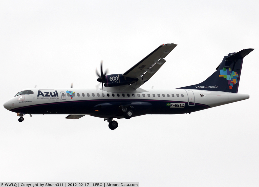 F-WWLQ, 2012 ATR 72-600 C/N 991, C/n 991 - To be PR-ATH