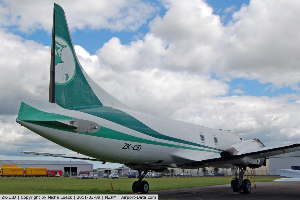 ZK-CID, 1956 Convair 580(F) C/N 385, At Palmerston North