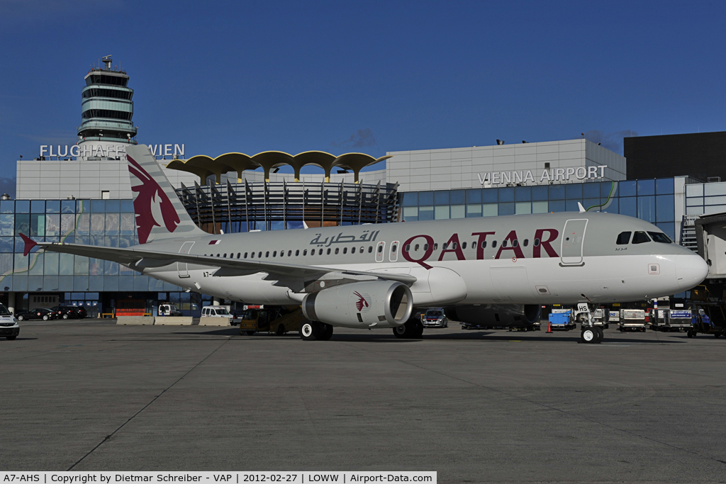 A7-AHS, 2012 Airbus A320-232 C/N 5010, Qatar Airways Airbus 320
