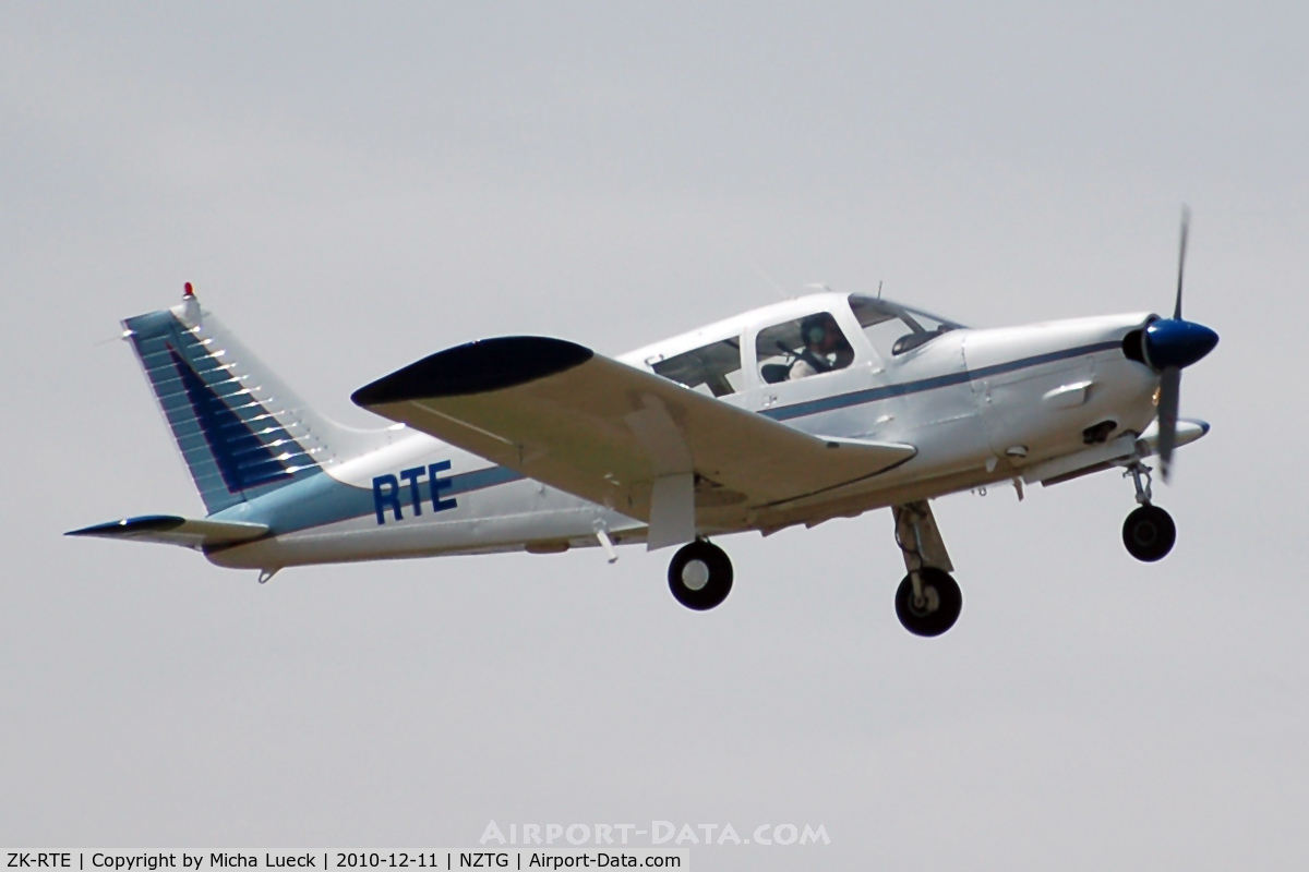 ZK-RTE, Piper PA-28R-200 Cherokee Arrow C/N 28R-35725, At Tauranga