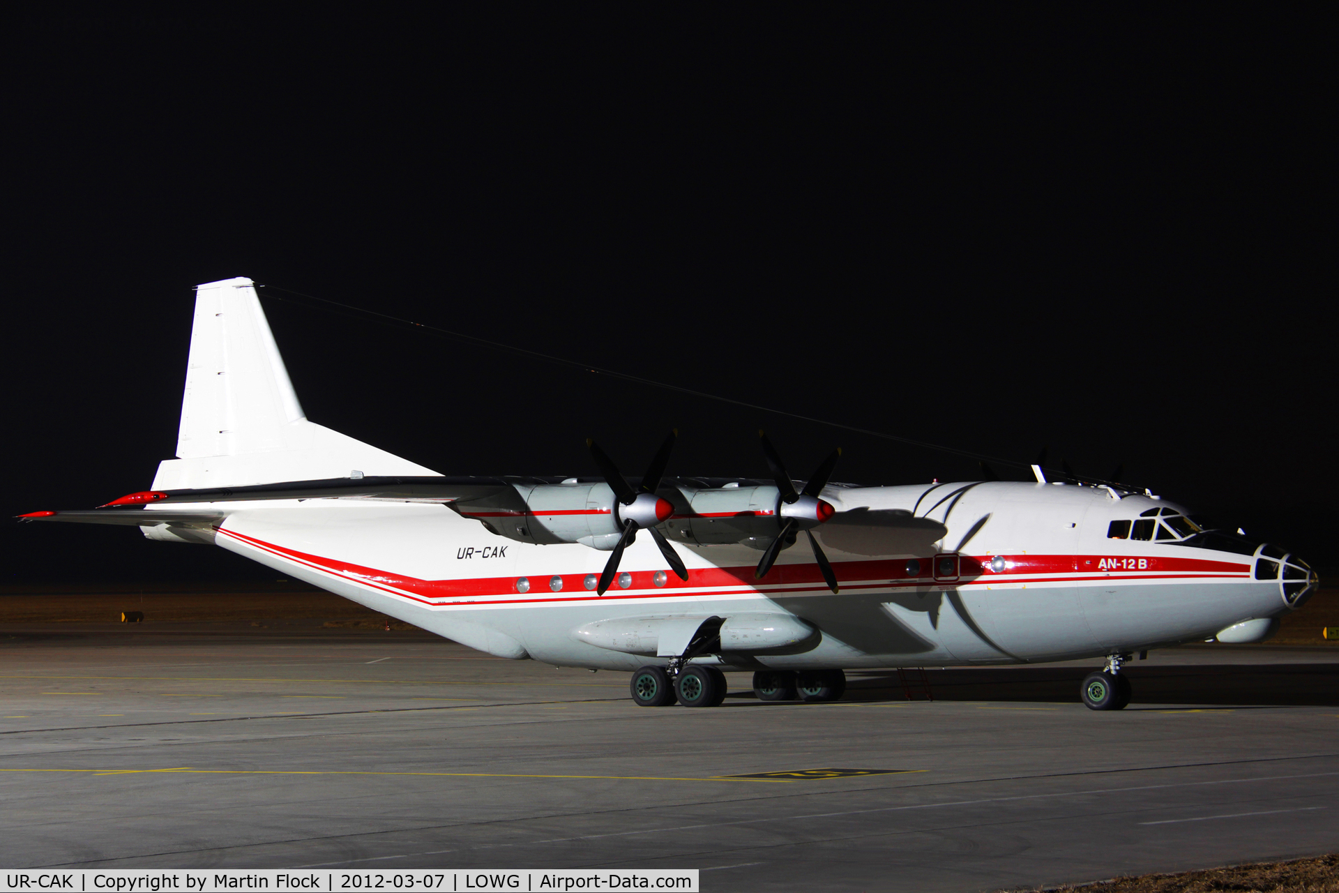 UR-CAK, 1993 Antonov An-12BP C/N 6343707, .....
