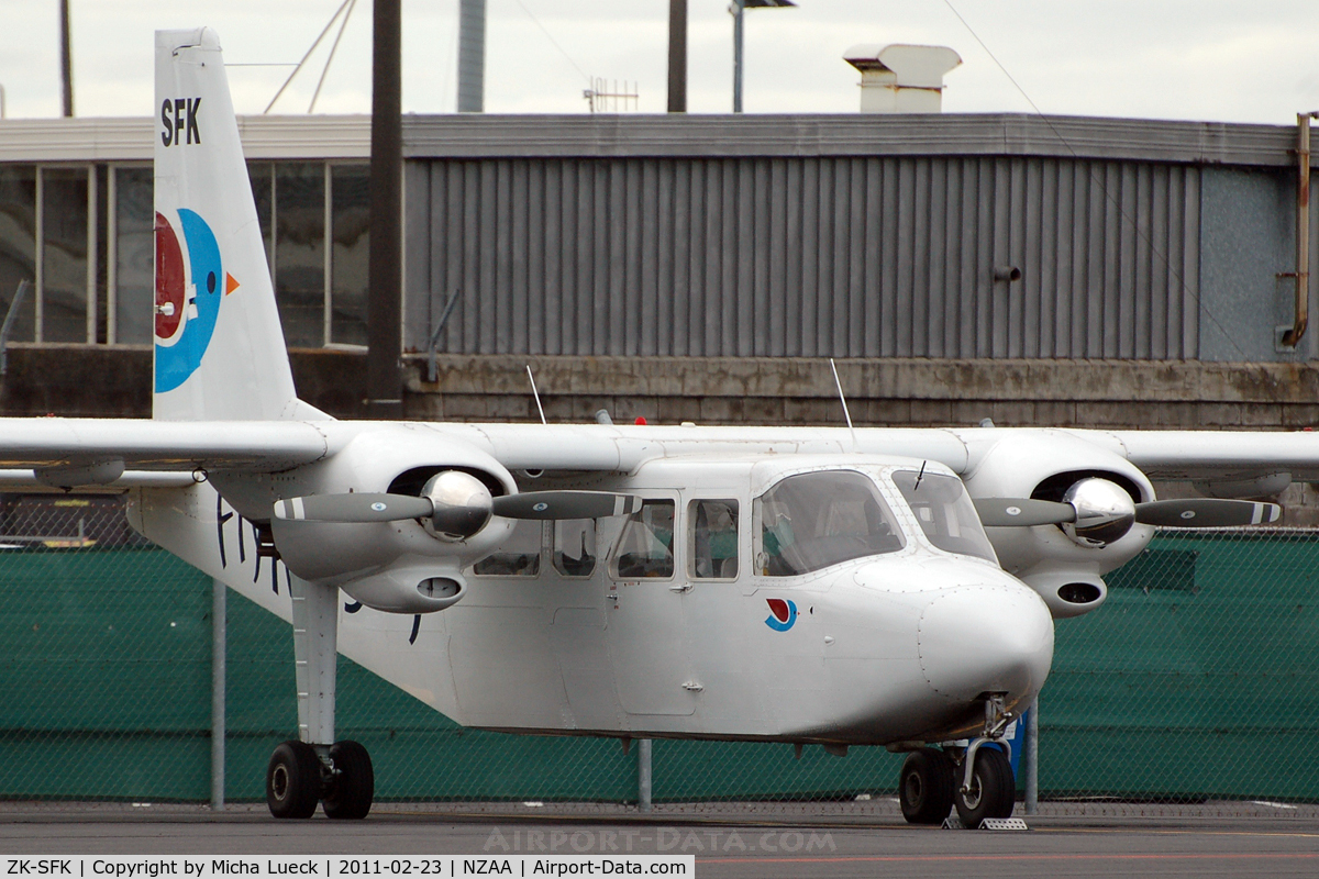 ZK-SFK, Britten-Norman BN-2A Islander C/N 236, At Auckland