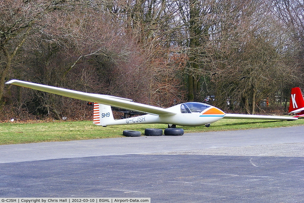 G-CJSH, 1981 Grob G-102 Astir IIIB C/N 5504CB, Lasham Gliding Society