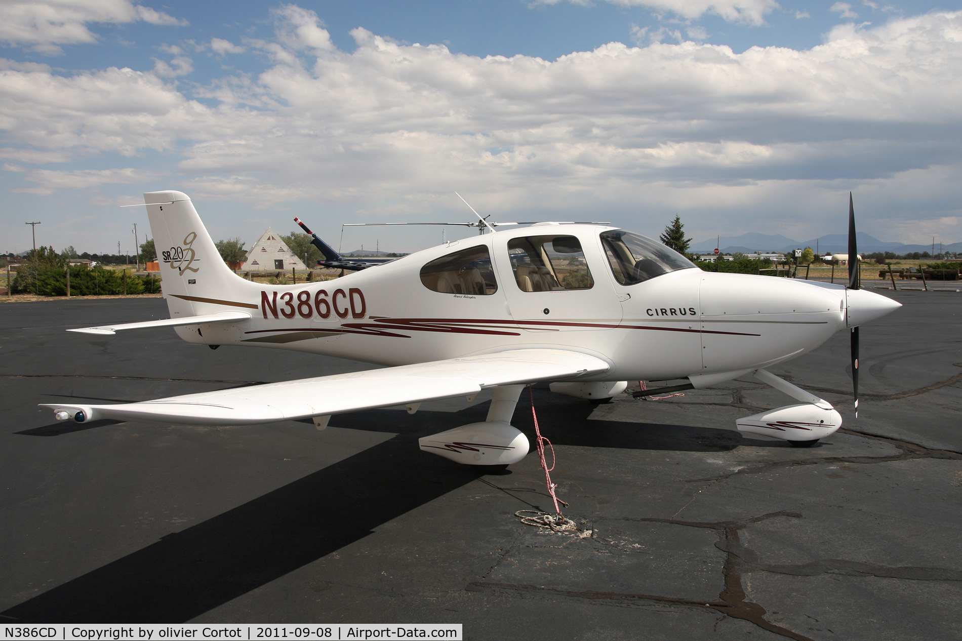 N386CD, 2005 Cirrus SR20 C/N 1498, Valle airport, AZ