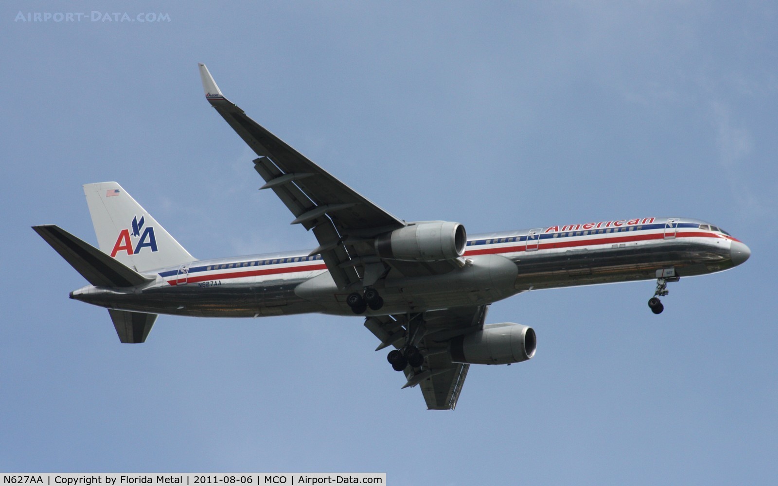N627AA, 1990 Boeing 757-223 C/N 24585, American 757