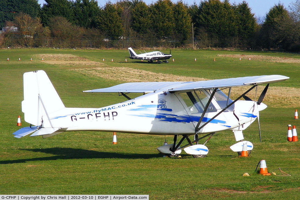 G-CFHP, 2008 Comco Ikarus C42 FB80 C/N 0805-6972, at Popham Airfield, Hampshire