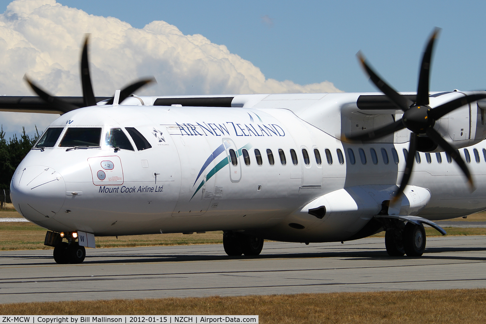 ZK-MCW, 2000 ATR 72-212A C/N 646, TAXI FROM 29