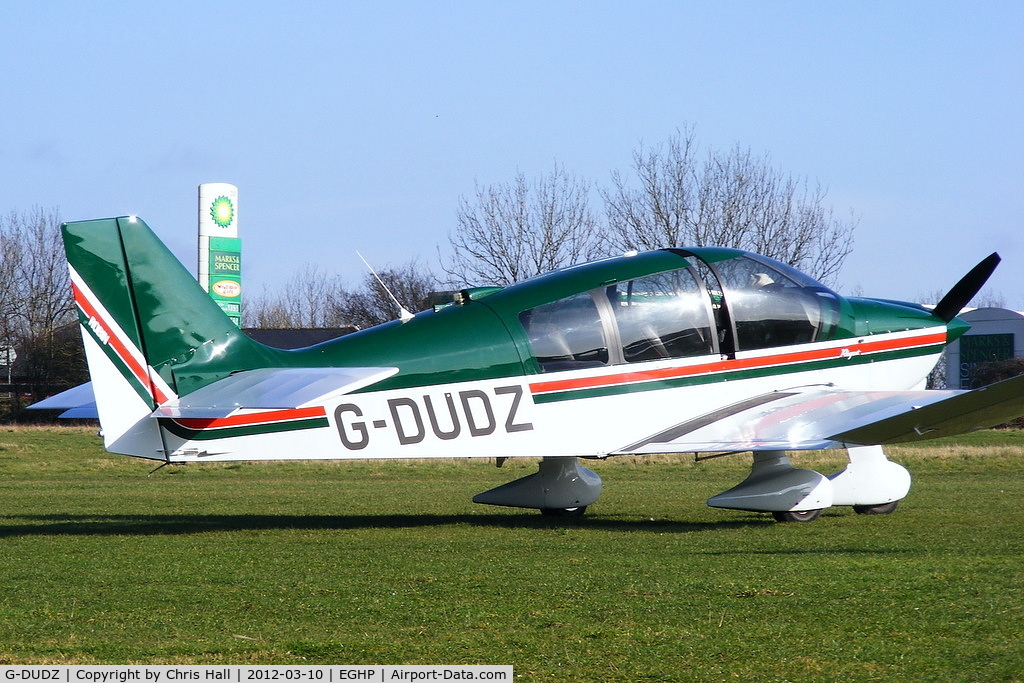 G-DUDZ, 1997 Robin DR-400-180 Regent Regent C/N 2367, at Popham Airfield, Hampshire