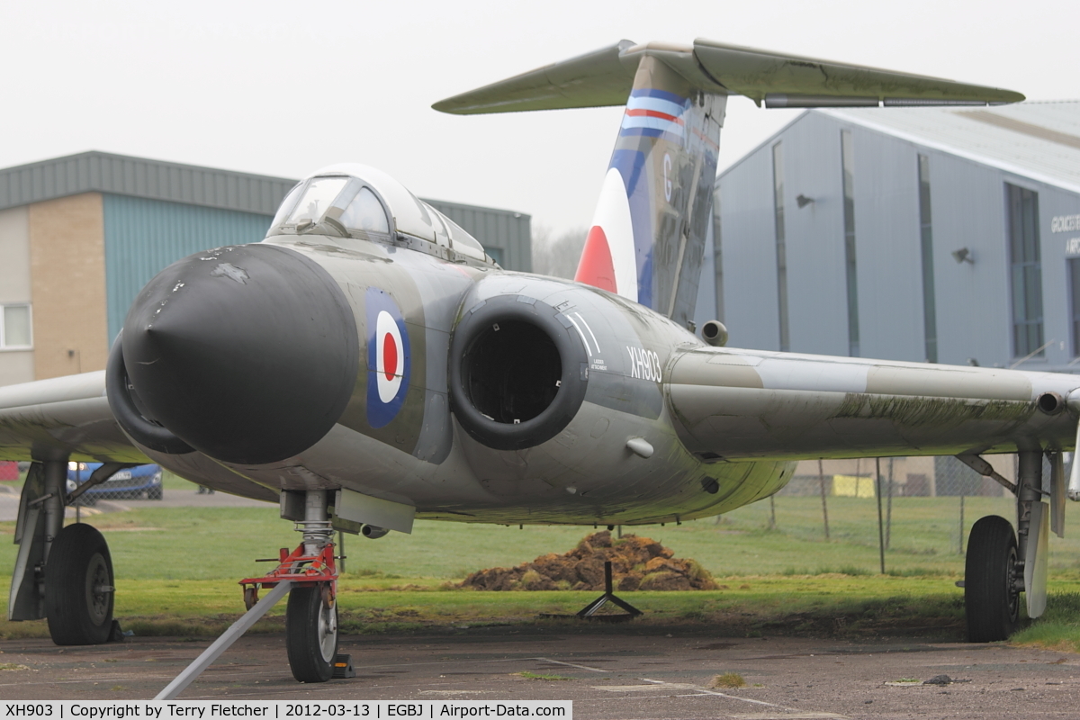 XH903, Gloster Javelin FAW.9 C/N Not found XH903, With Jet Age Museum at Glocestershire Airport