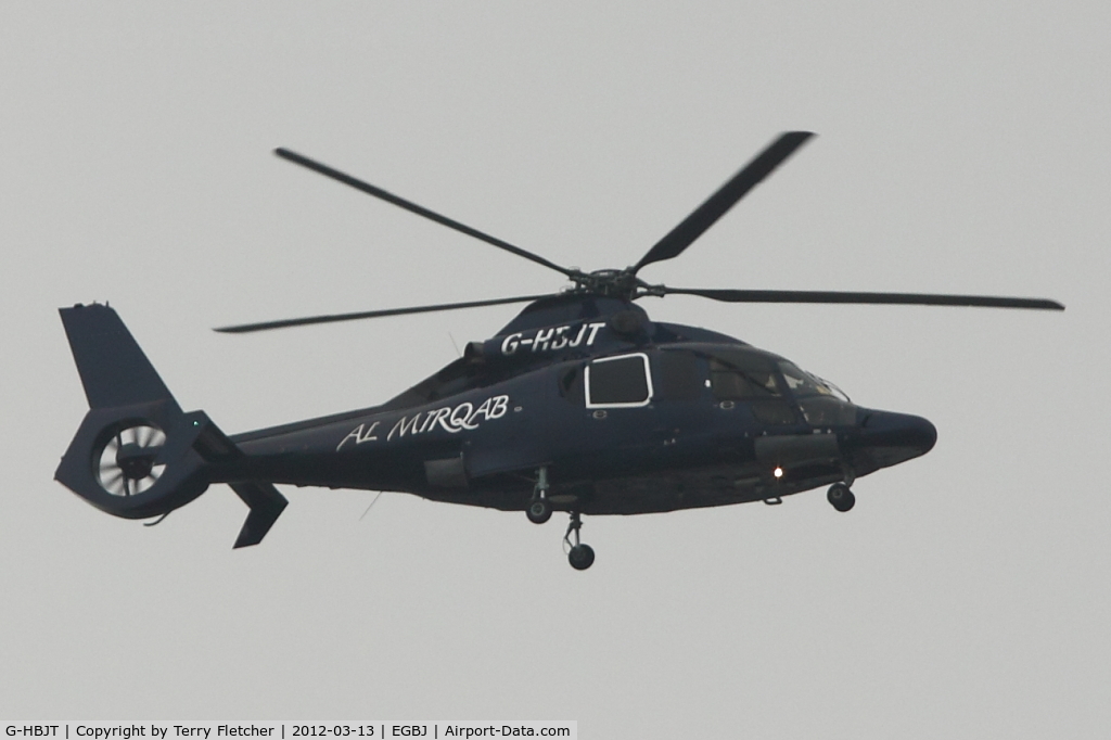 G-HBJT, 2008 Eurocopter EC-155B-1 C/N 6807, En route to Cheltenham Racecourse