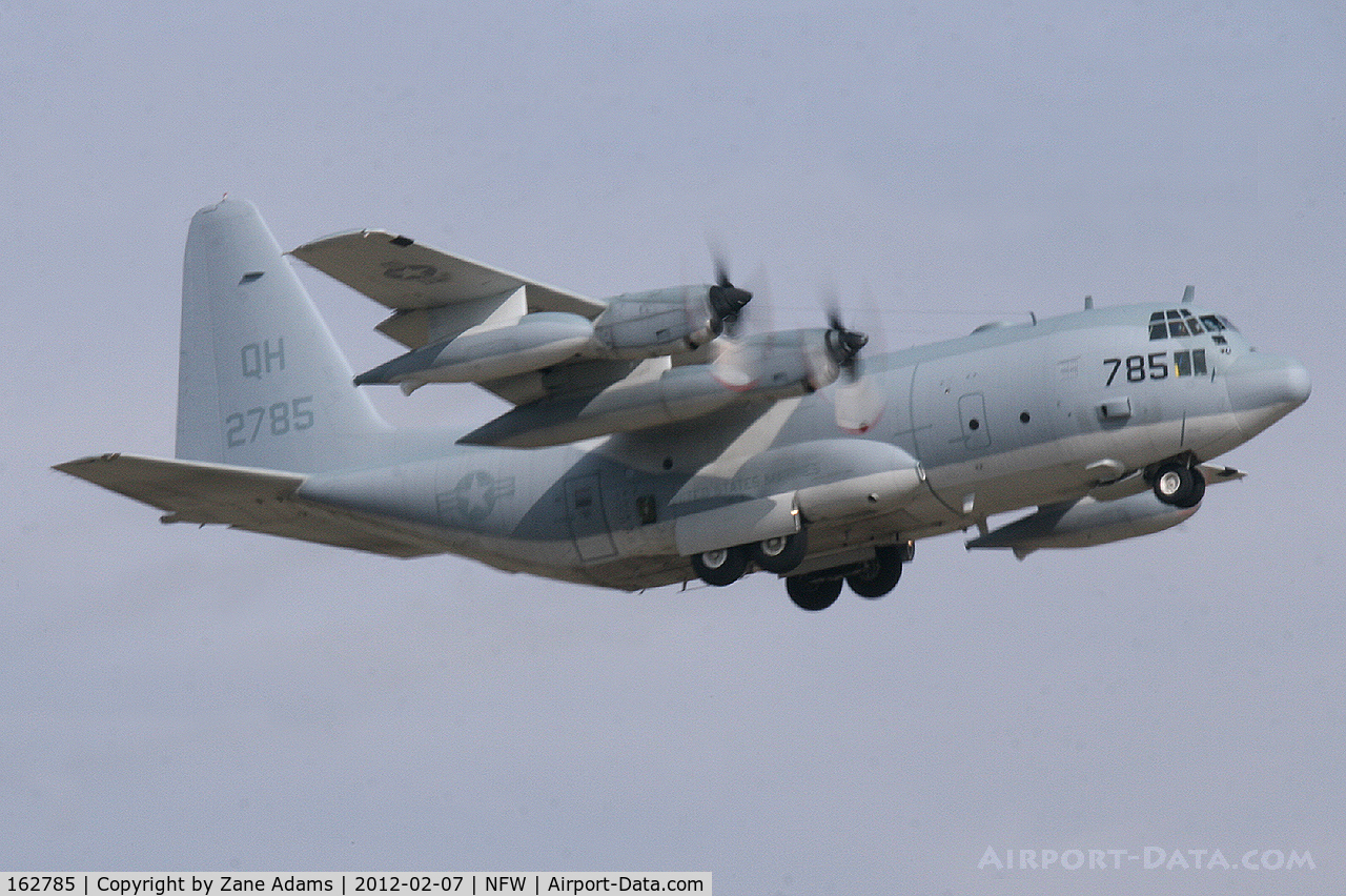 162785, Lockheed KC-130T Hercules C/N 382-5009, Departing NAS-JRB Fort Worth