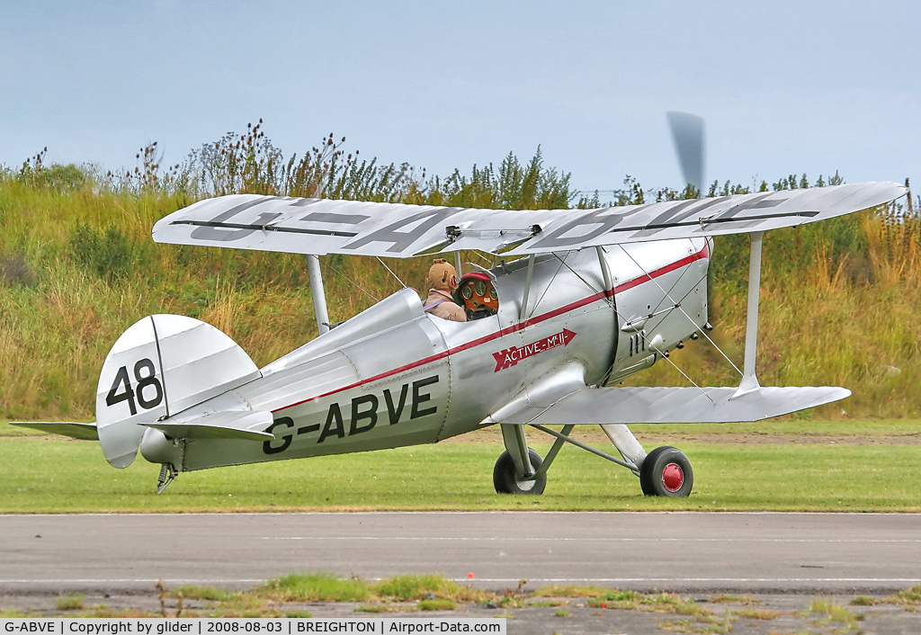 G-ABVE, 1932 Arrow Active 2 C/N 2, Taxying out for a demo!