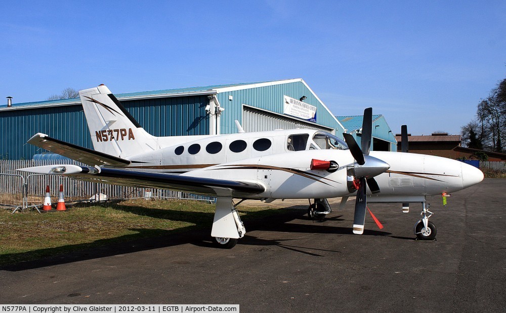 N577PA, 1984 Cessna 425 Conquest I C/N 425-0194, Jersey, CI GB based