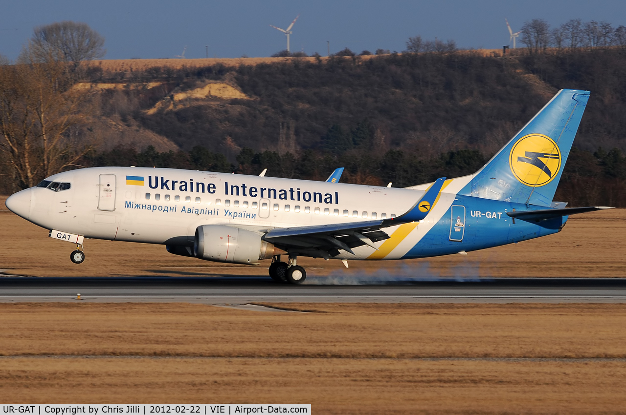 UR-GAT, 1993 Boeing 737-528 C/N 25237, Ukraine International