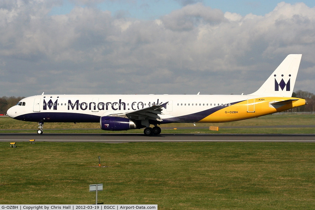 G-OZBH, 2004 Airbus A321-231 C/N 2105, in Monarch's new scheme