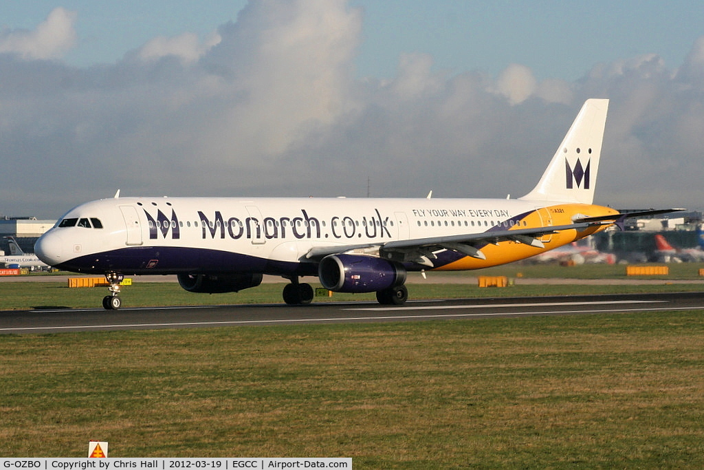 G-OZBO, 2000 Airbus A321-231 C/N 1207, in Monarch's new scheme
