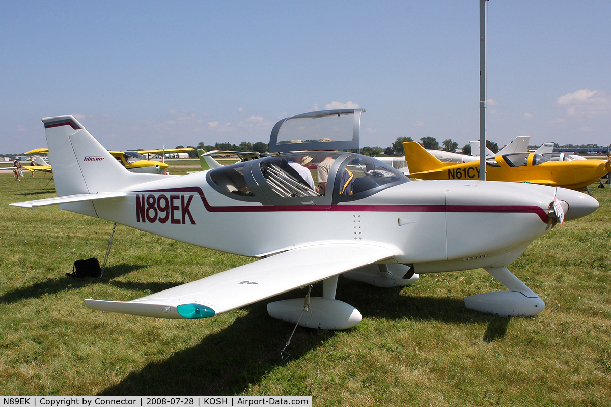 N89EK, 1996 Stoddard-Hamilton Glasair II FT C/N 2089, EAA Airventure 2008.