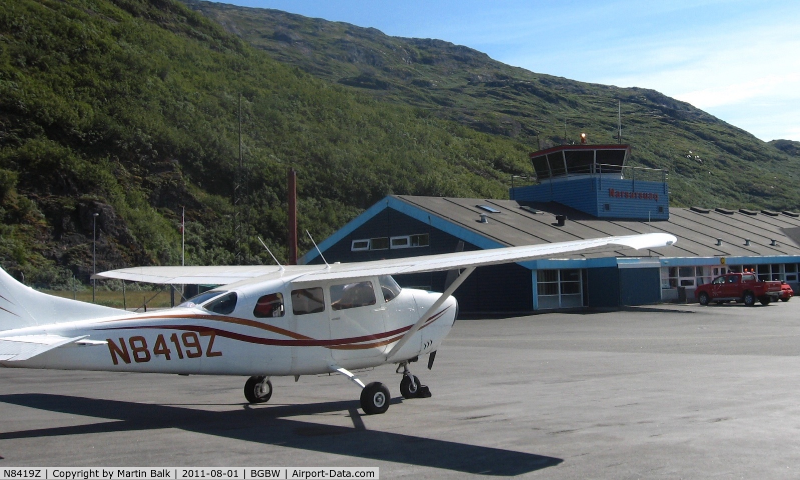 N8419Z, 1963 Cessna 210-5(205) C/N 205-0419, N8419Z in Narsarsuaq Greenland