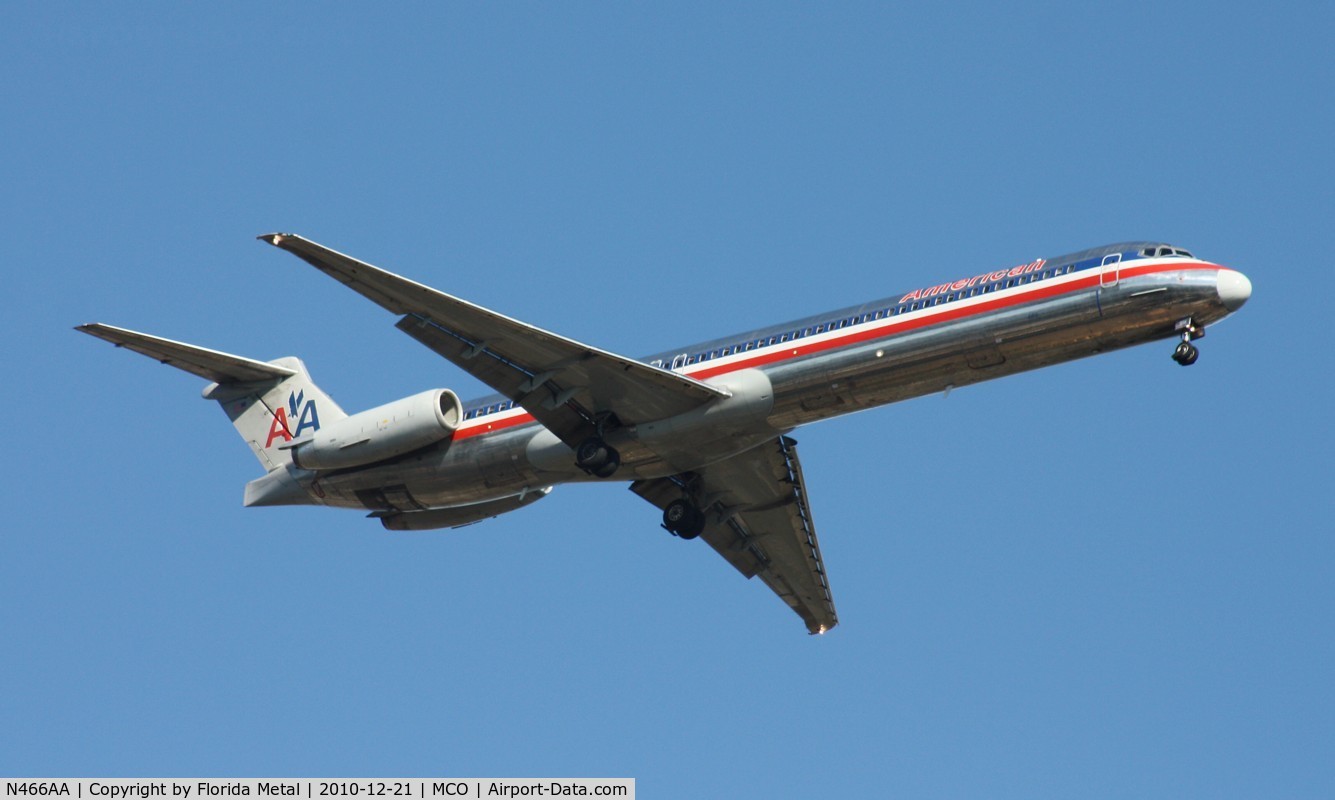 N466AA, 1988 McDonnell Douglas MD-82 (DC-9-82) C/N 49596, American MD-82