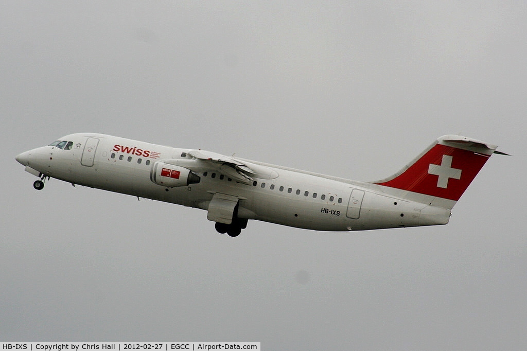 HB-IXS, 1995 British Aerospace Avro 146-RJ100 C/N E3280, Swiss European Airlines