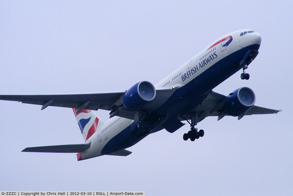 G-ZZZC, 1995 Boeing 777-236 C/N 27107, British Airways