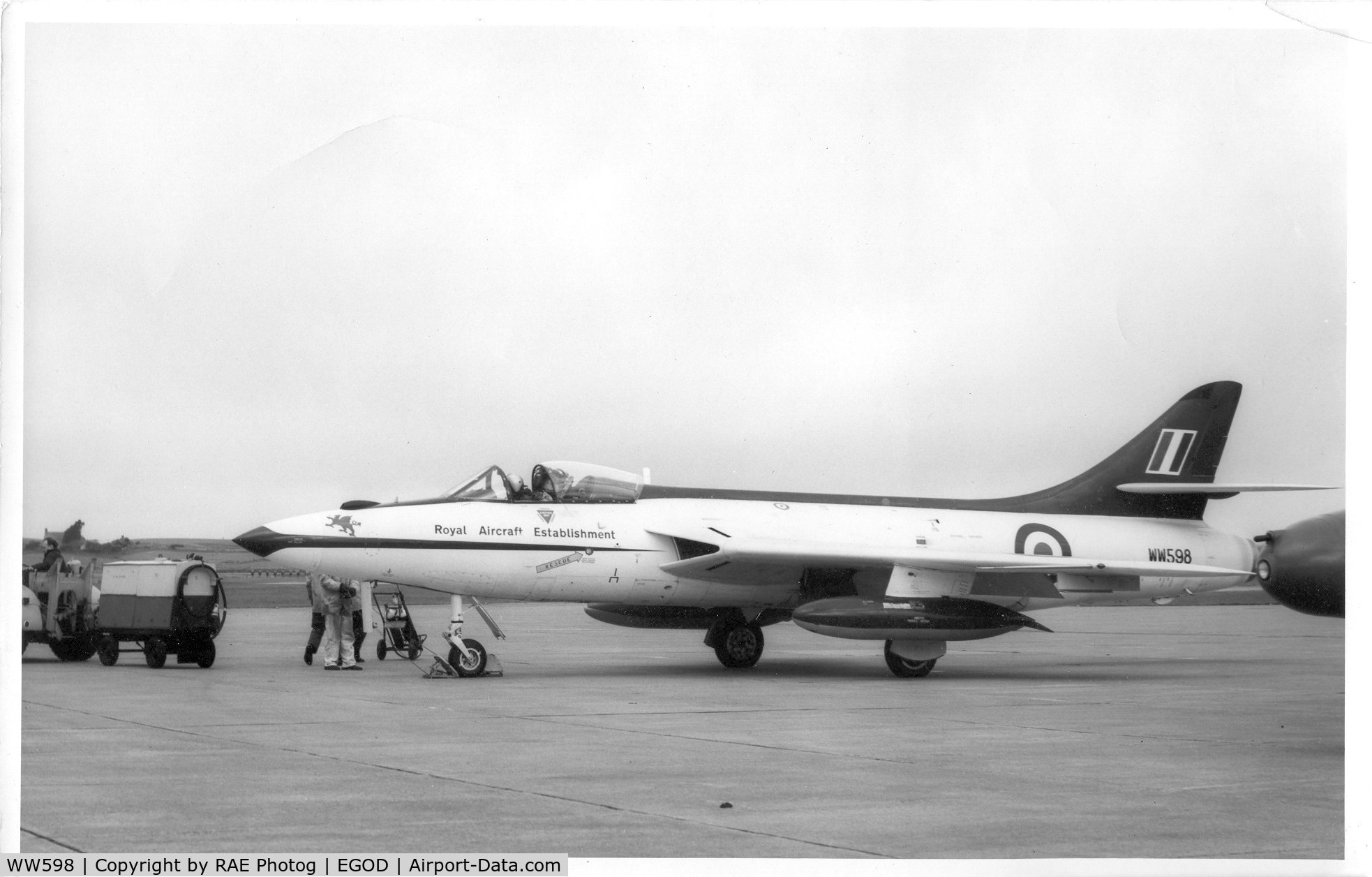 Aircraft WW598 (Hawker Hunter F.6 C/N Not found WW598) Photo by RAE Photog (Photo ID: AC726236)